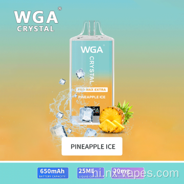 डब्ल्यूजीए क्रिस्टल प्रो मैक्स एक्स्ट्रा 15000 पफ्स वेप